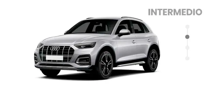 Simulación de polarizado en tonalidad intermedia sobre una SUV